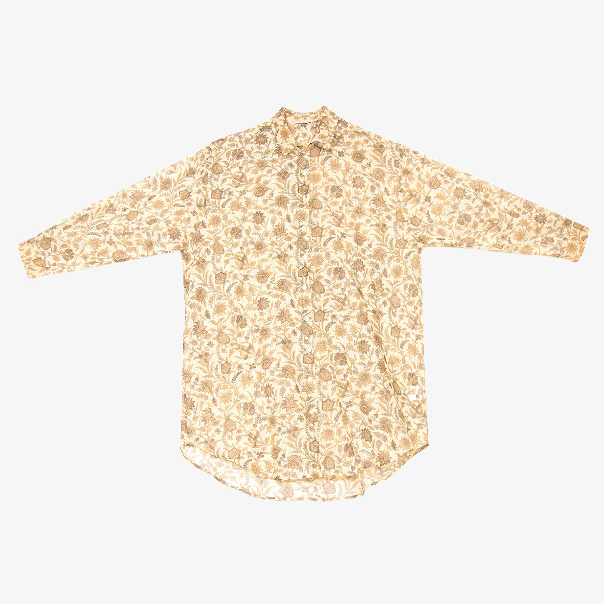 Chemise Chrysan  Imprimé ocre | Mes Demoiselles Paris