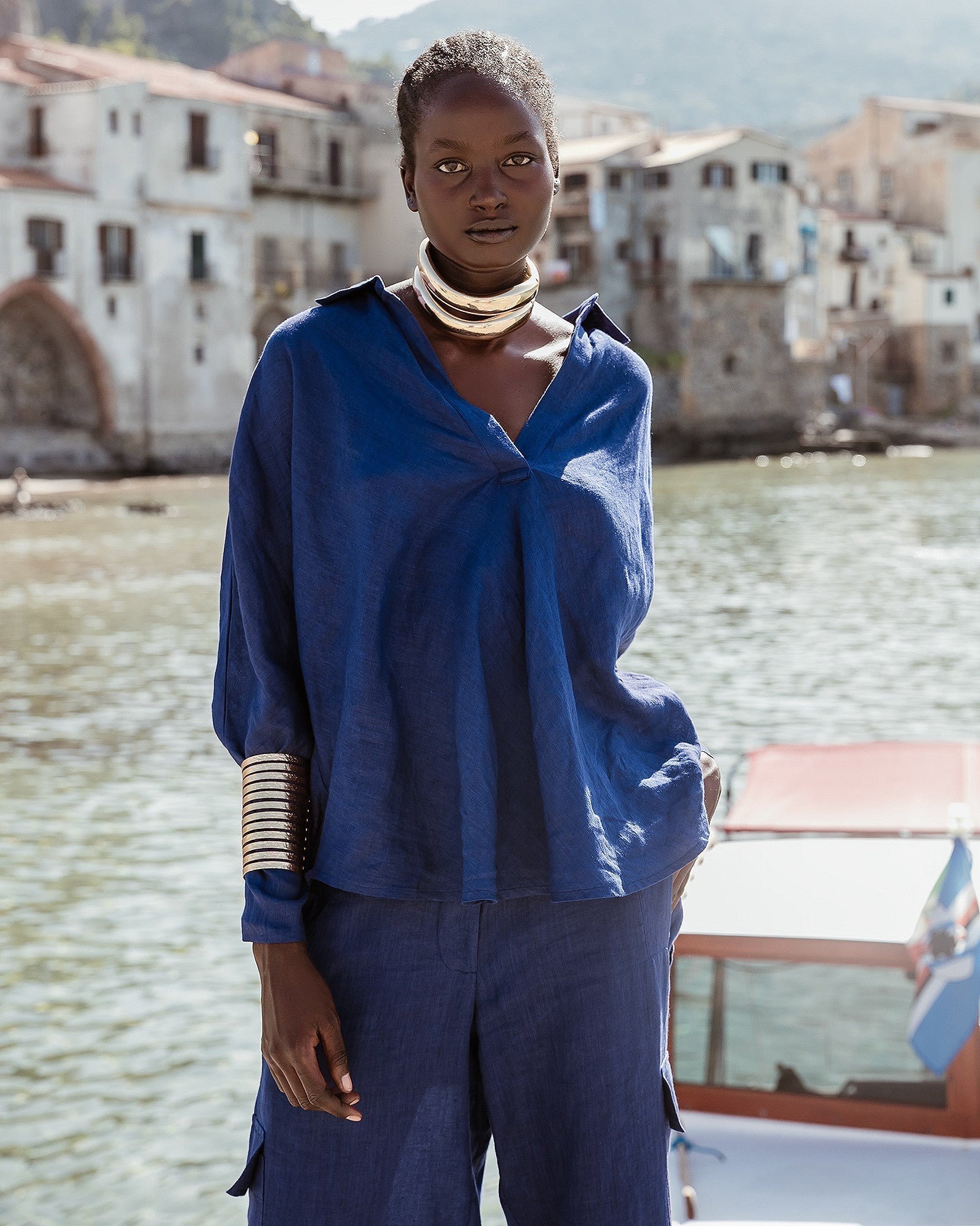 Chemise Cicco  Bleu klein | Mes Demoiselles Paris