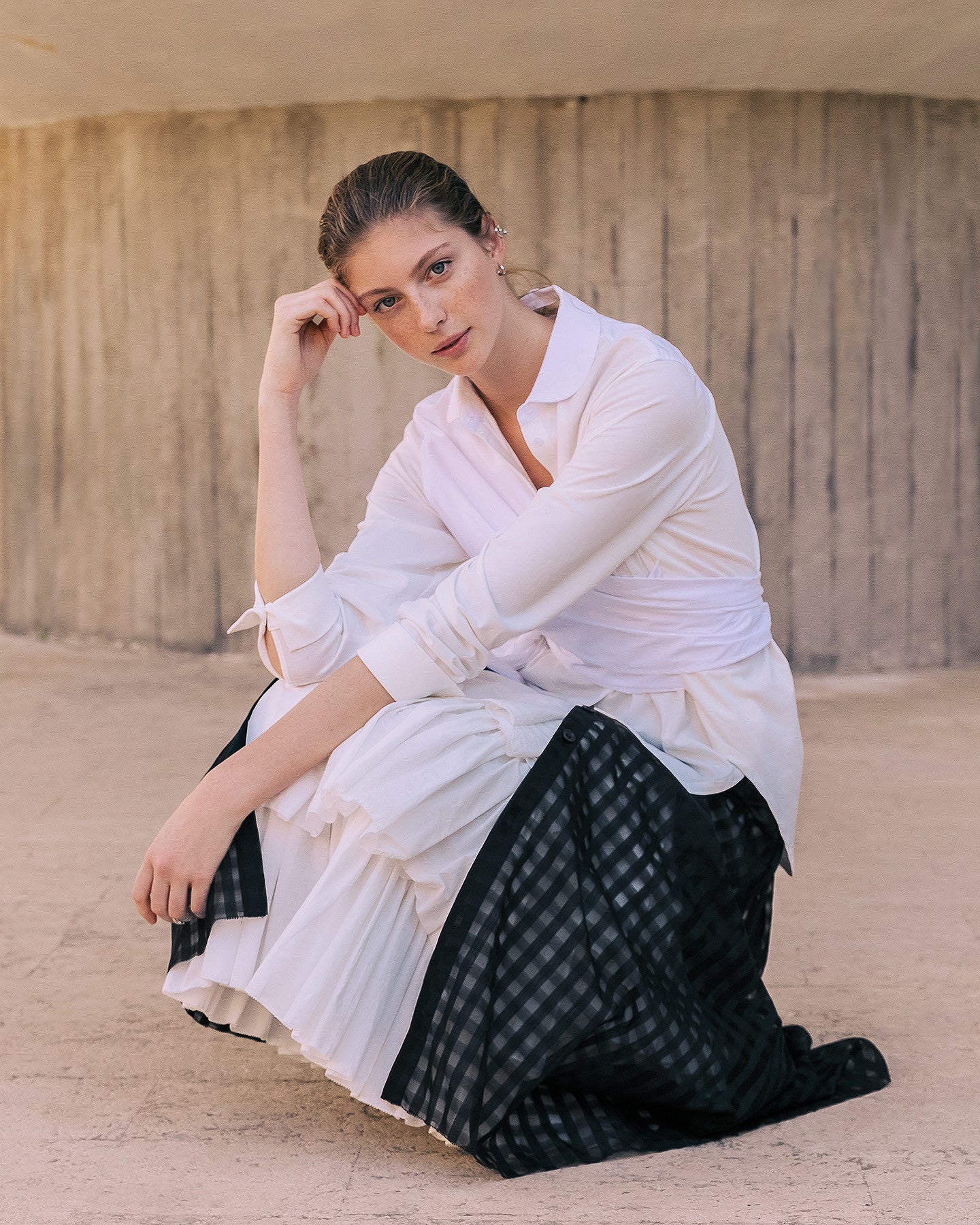 Chemise Violette  Blanc | Mes Demoiselles Paris