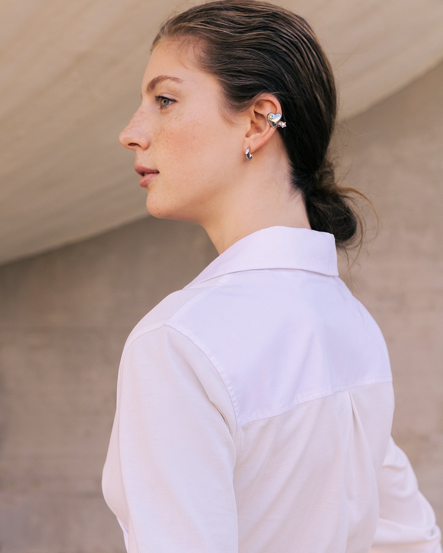 Chemise Violette  Blanc | Mes Demoiselles Paris