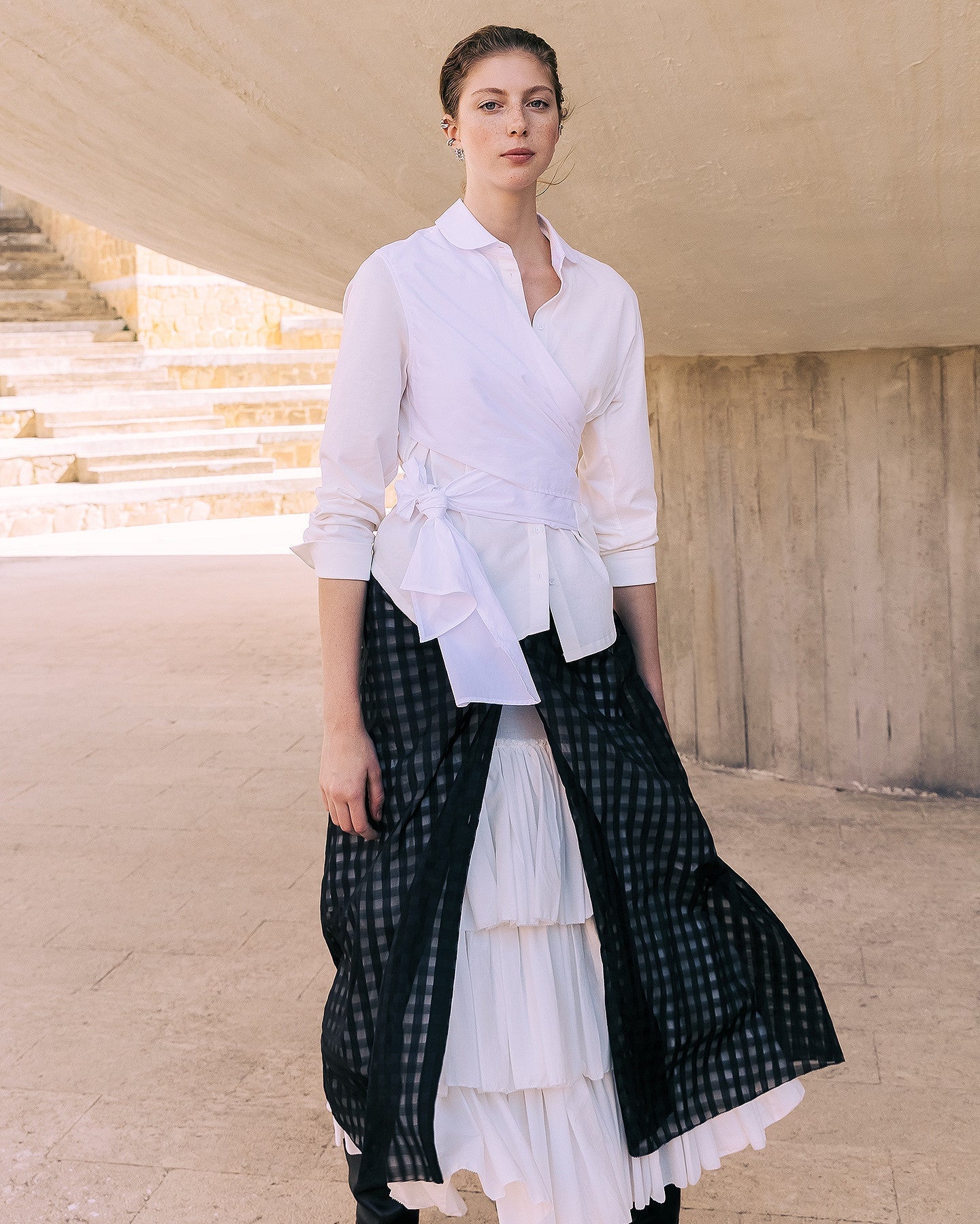 Chemise Violette  Blanc | Mes Demoiselles Paris
