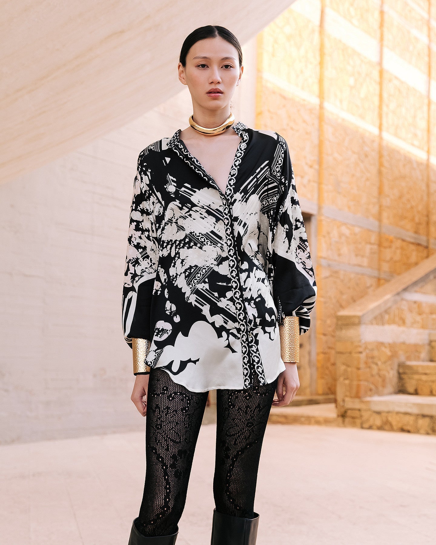 Chemise Wap  Noir / Blanc | Mes Demoiselles Paris