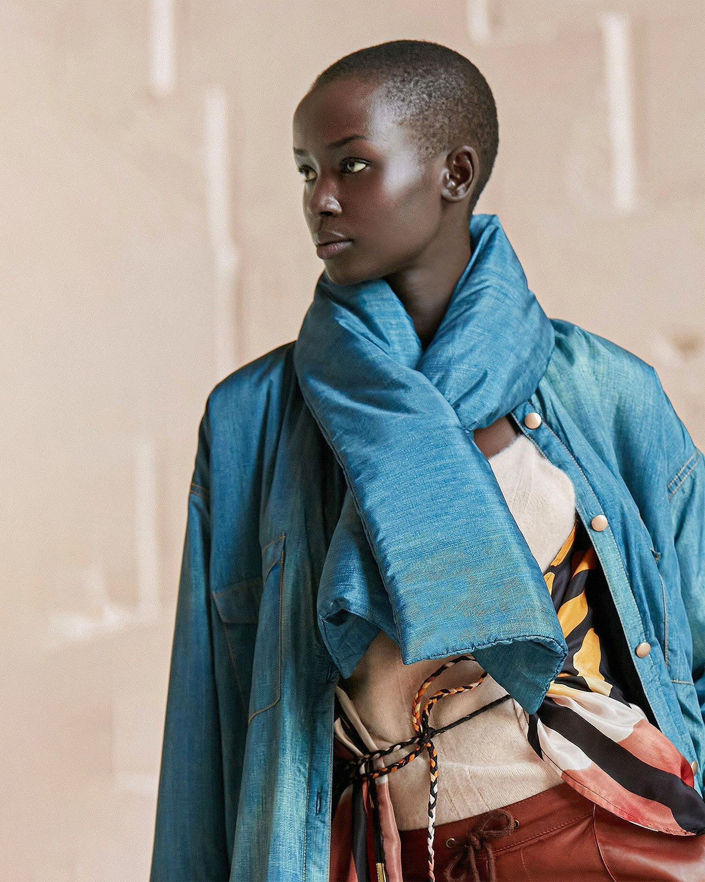 Écharpe Drench  Denim | Mes Demoiselles Paris