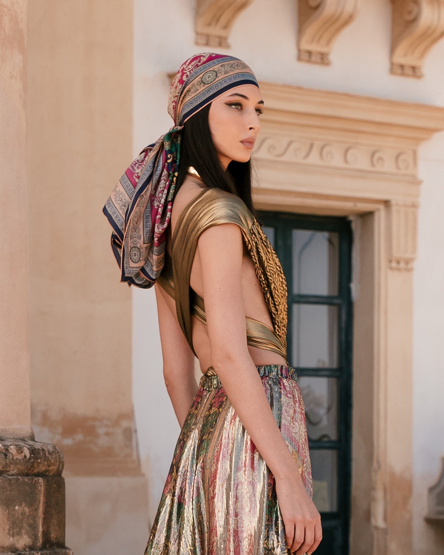 Foulard Rio  Imprimé Rose | Mes Demoiselles Paris