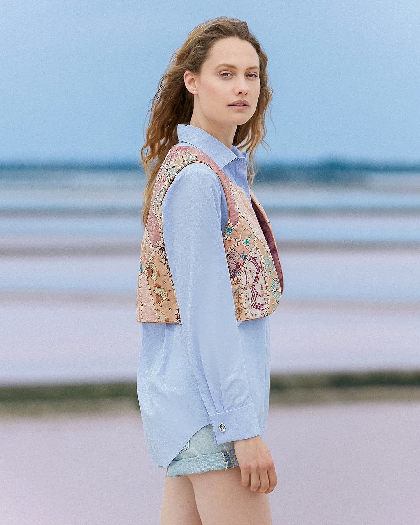 Gilet New manipura  Rose | Mes Demoiselles Paris