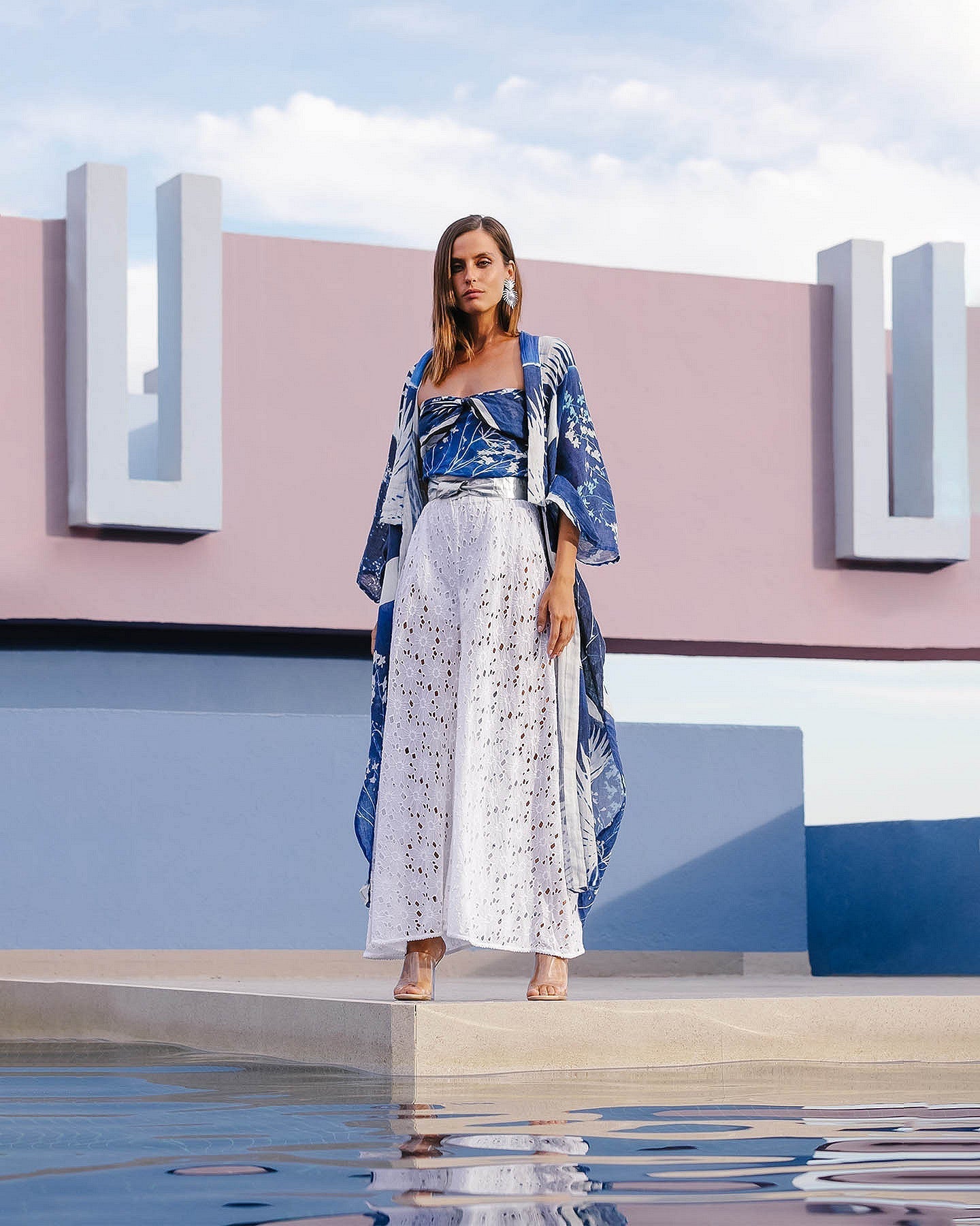 Kimono Cutilisci  Bleu | Mes Demoiselles Paris