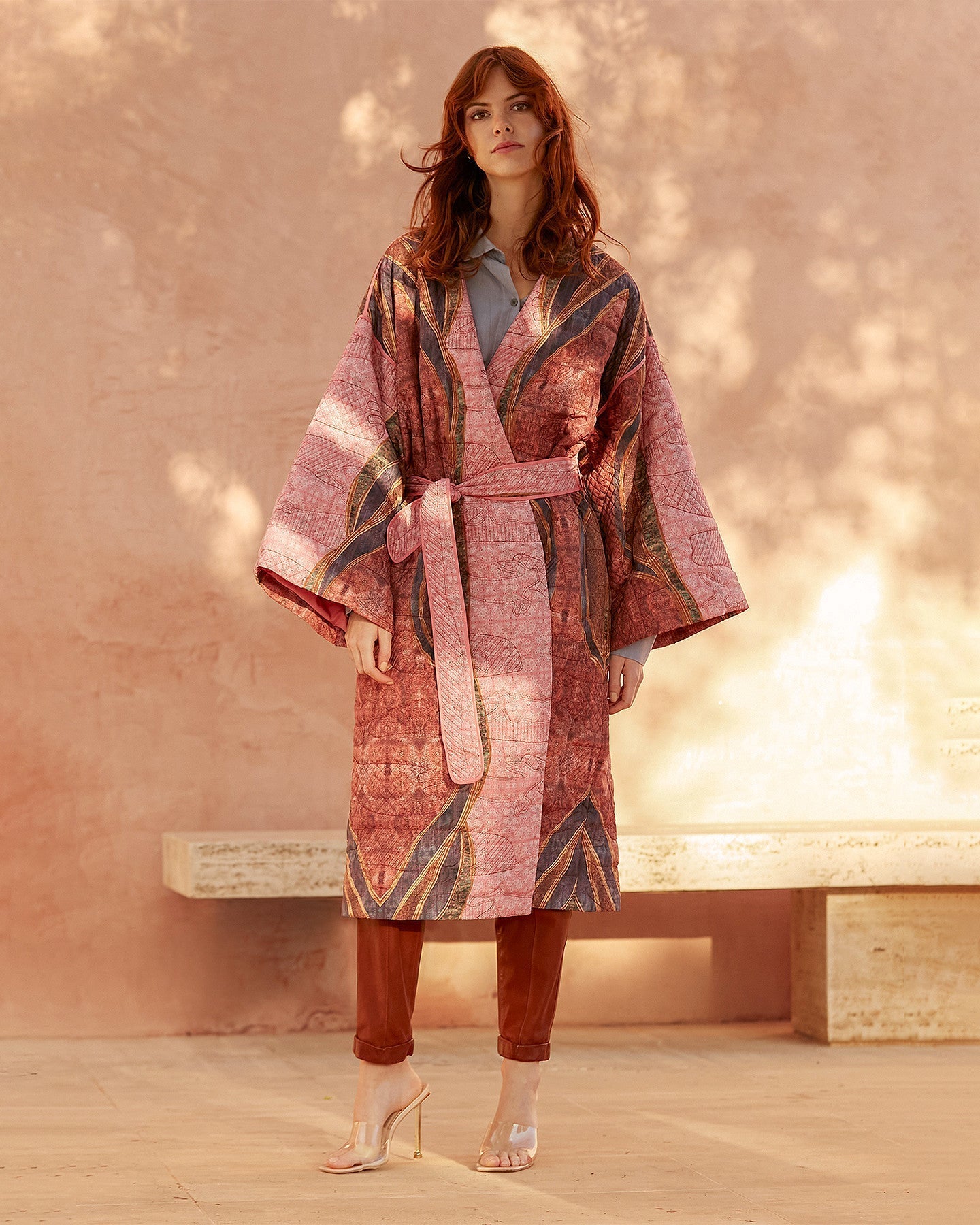 Kimono Kimiko  Imprimé rose | Mes Demoiselles Paris