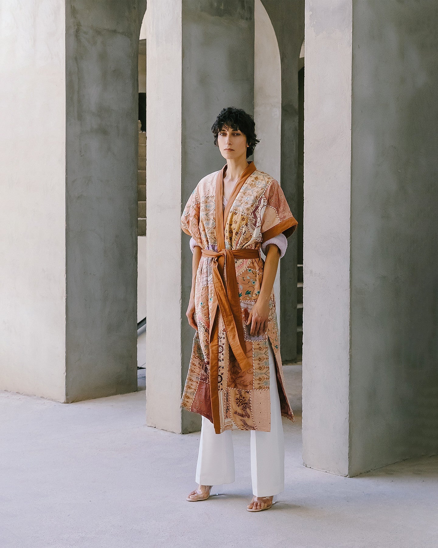 Kimono New anahata  Imprimé rose | Mes Demoiselles Paris