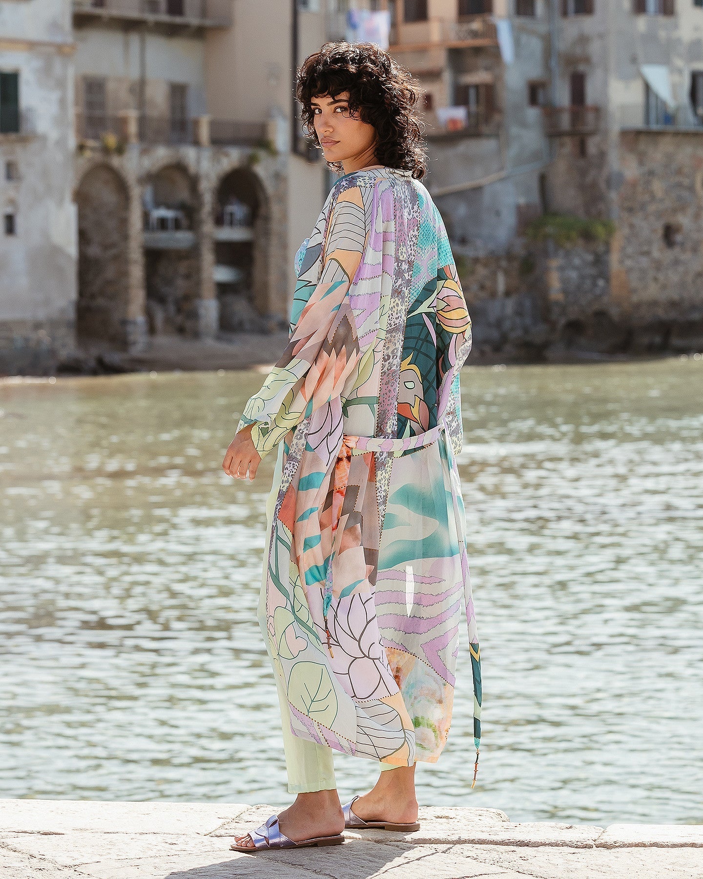 Kimono Shana  Multicolore | Mes Demoiselles Paris
