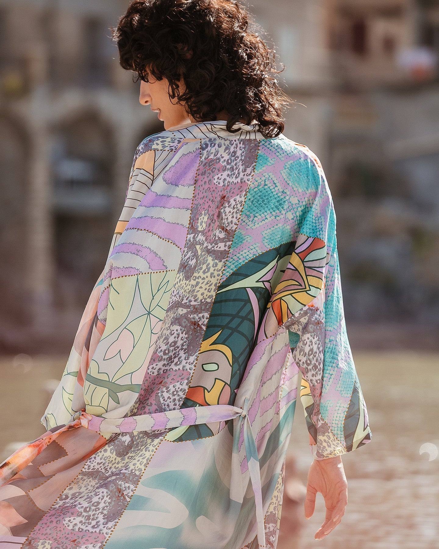 Kimono Shana  Multicolore | Mes Demoiselles Paris