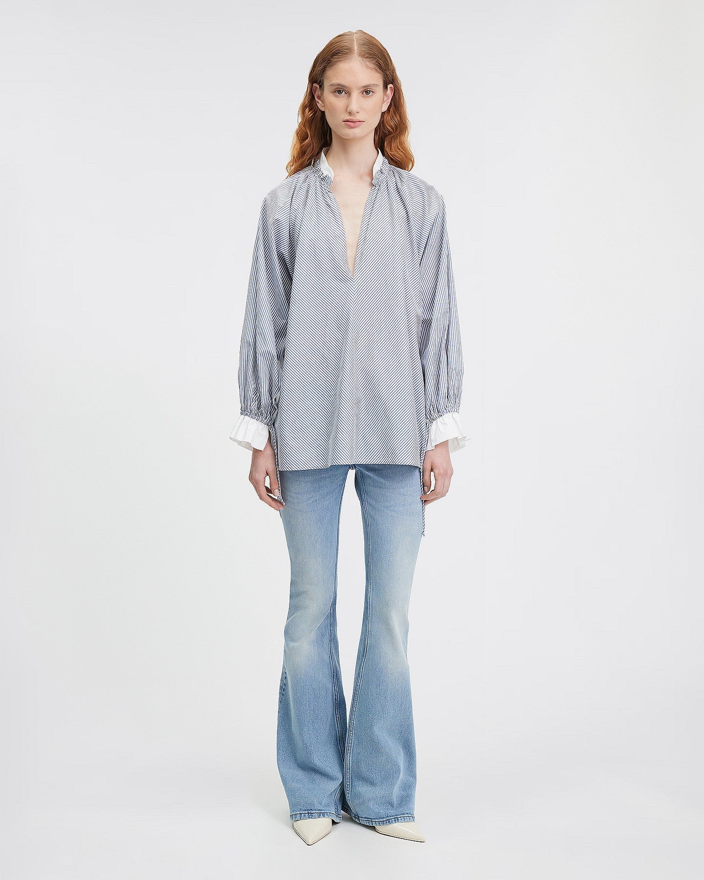 LA BLOUSE WALLY GRIS | MES DEMOISELLES PARIS