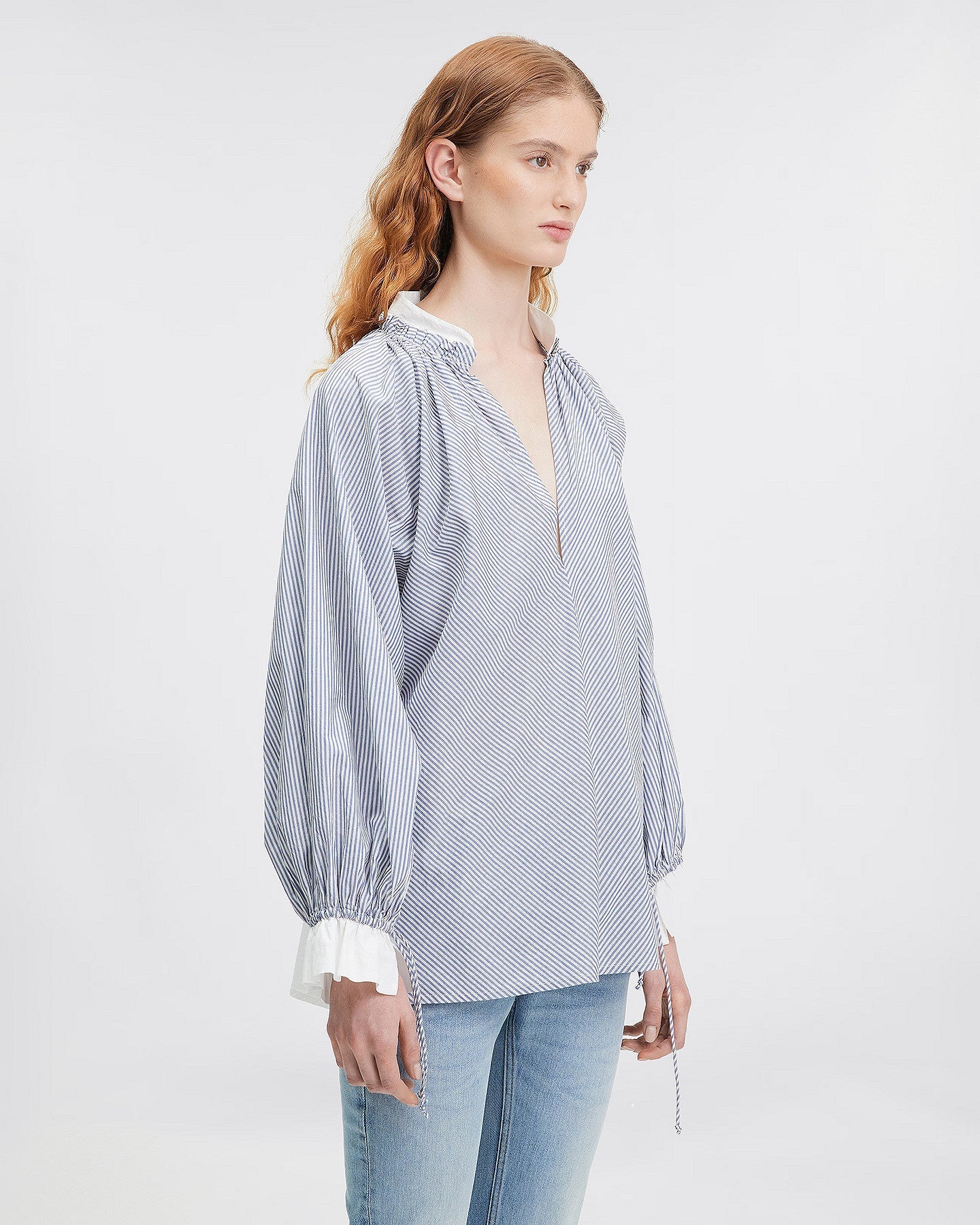 LA BLOUSE WALLY GRIS | MES DEMOISELLES PARIS