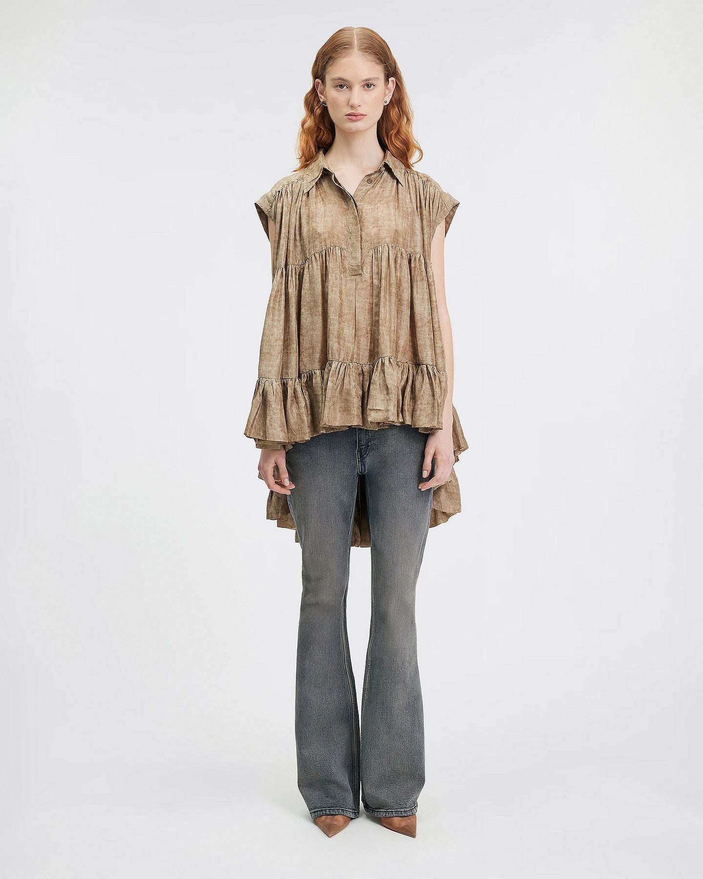 LA CHEMISE DEBO MARRON | MES DEMOISELLES PARIS