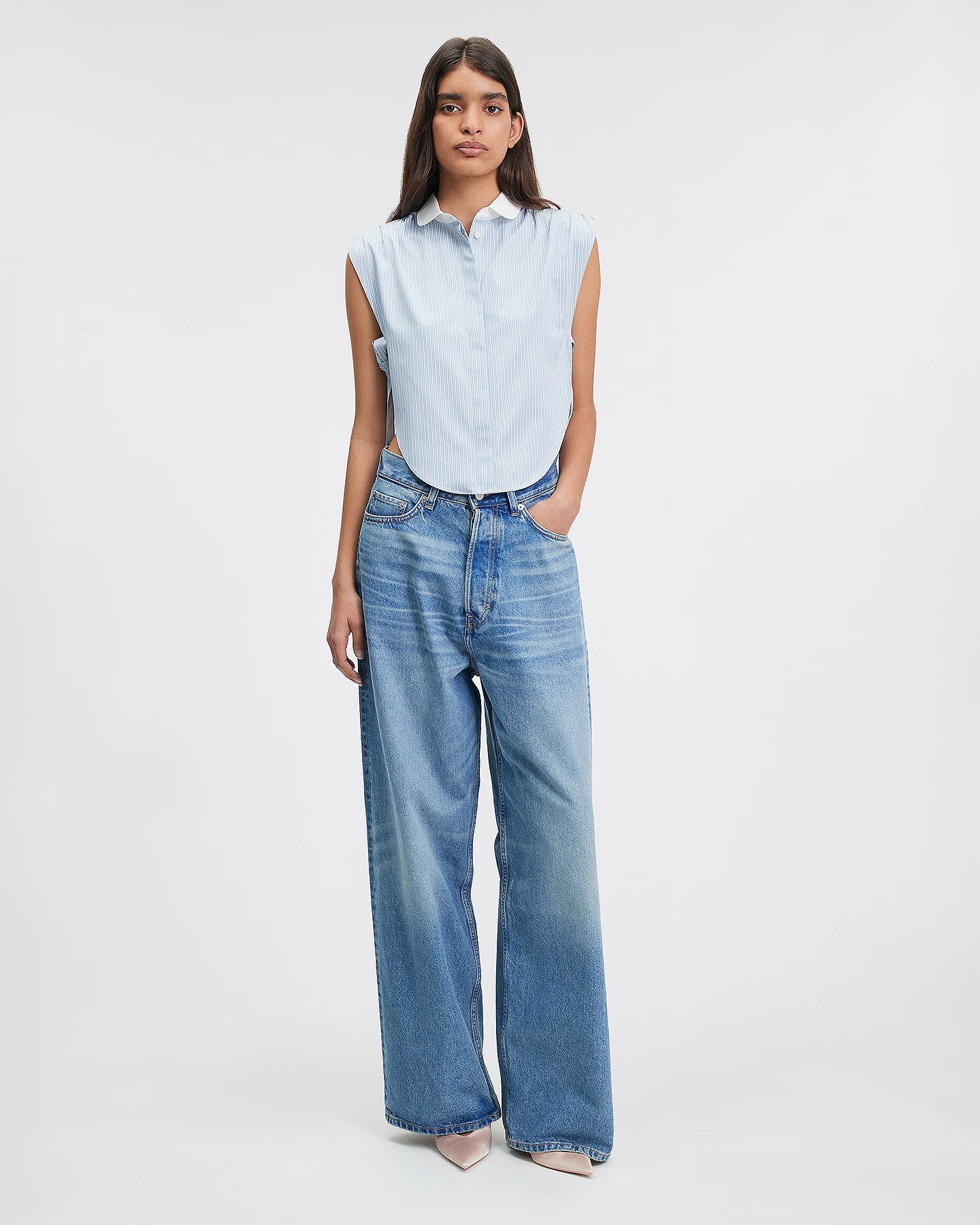 LA CHEMISE WAMY BLEU | MES DEMOISELLES PARIS