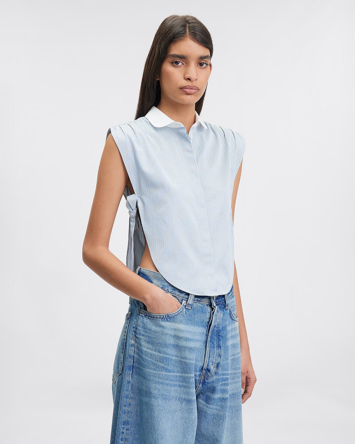 LA CHEMISE WAMY BLEU | MES DEMOISELLES PARIS