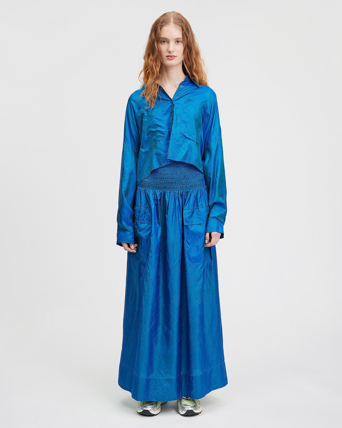 LA JUPE SALVIA BLEU | MES DEMOISELLES PARIS