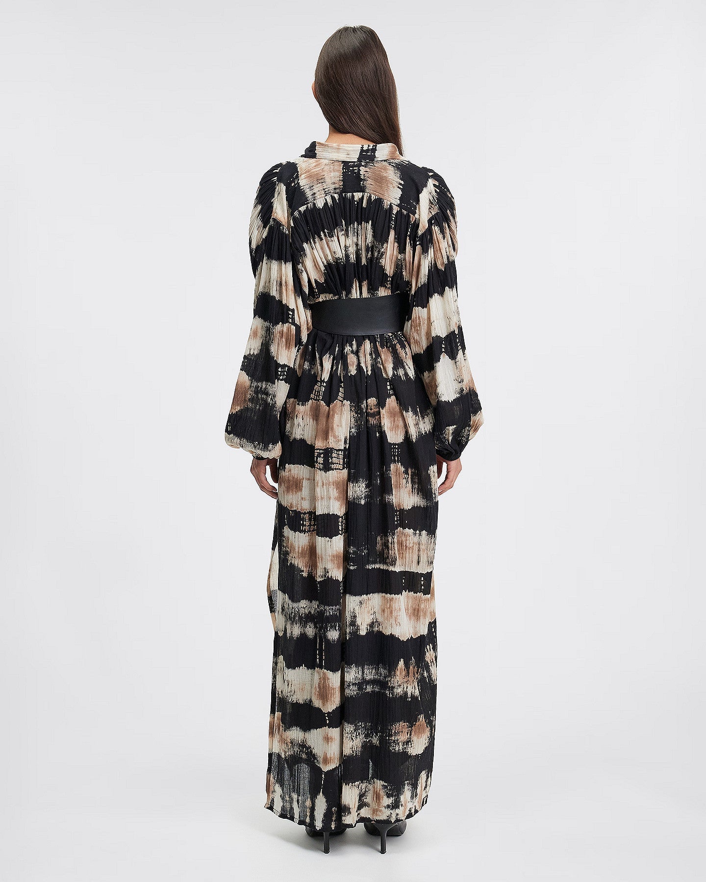 LA ROBE FAZIL NOIR BEIGE | MES DEMOISELLES PARIS