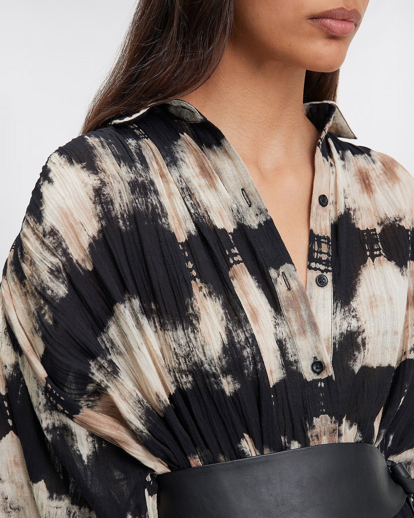 LA ROBE FAZIL NOIR BEIGE | MES DEMOISELLES PARIS