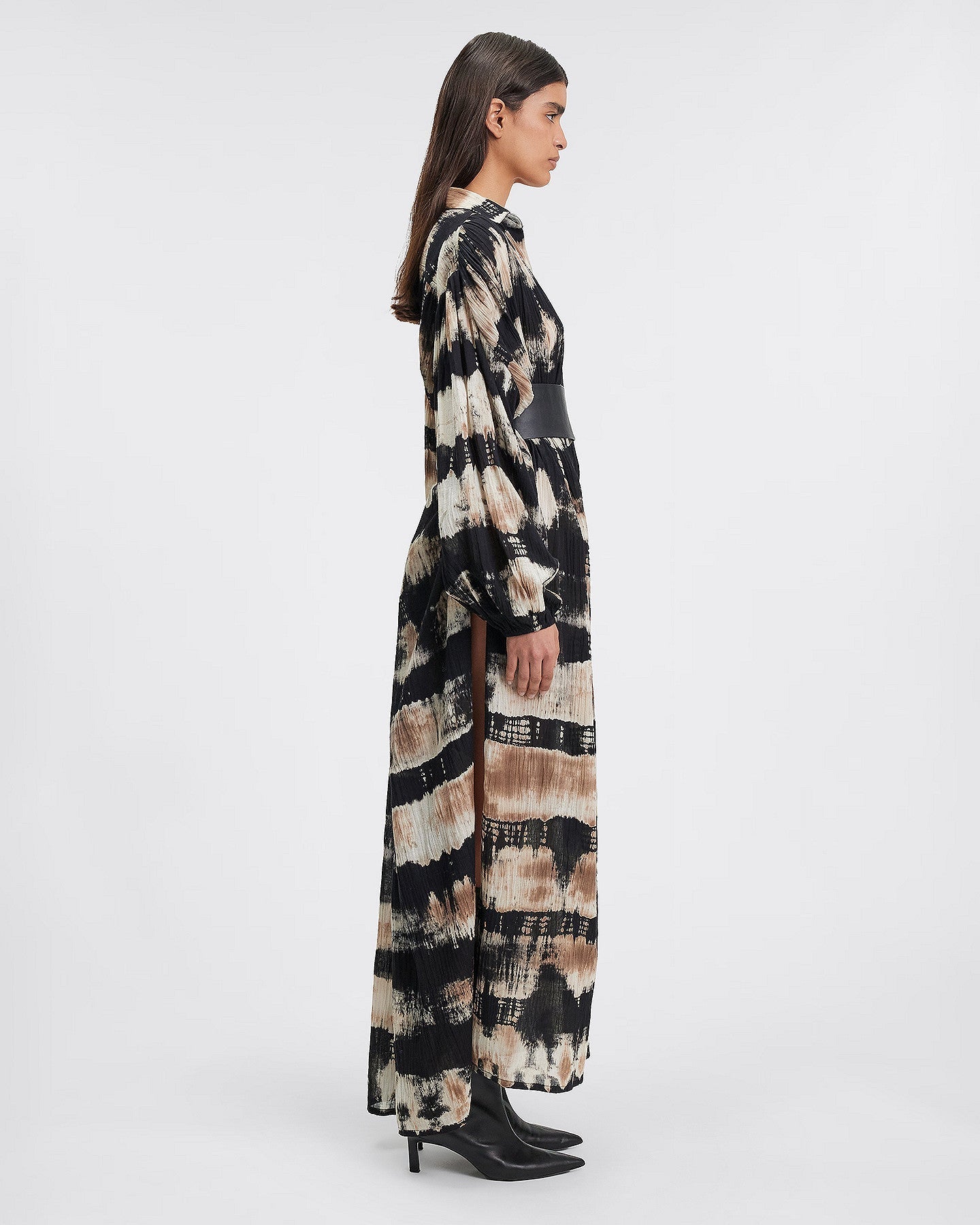 LA ROBE FAZIL NOIR BEIGE | MES DEMOISELLES PARIS