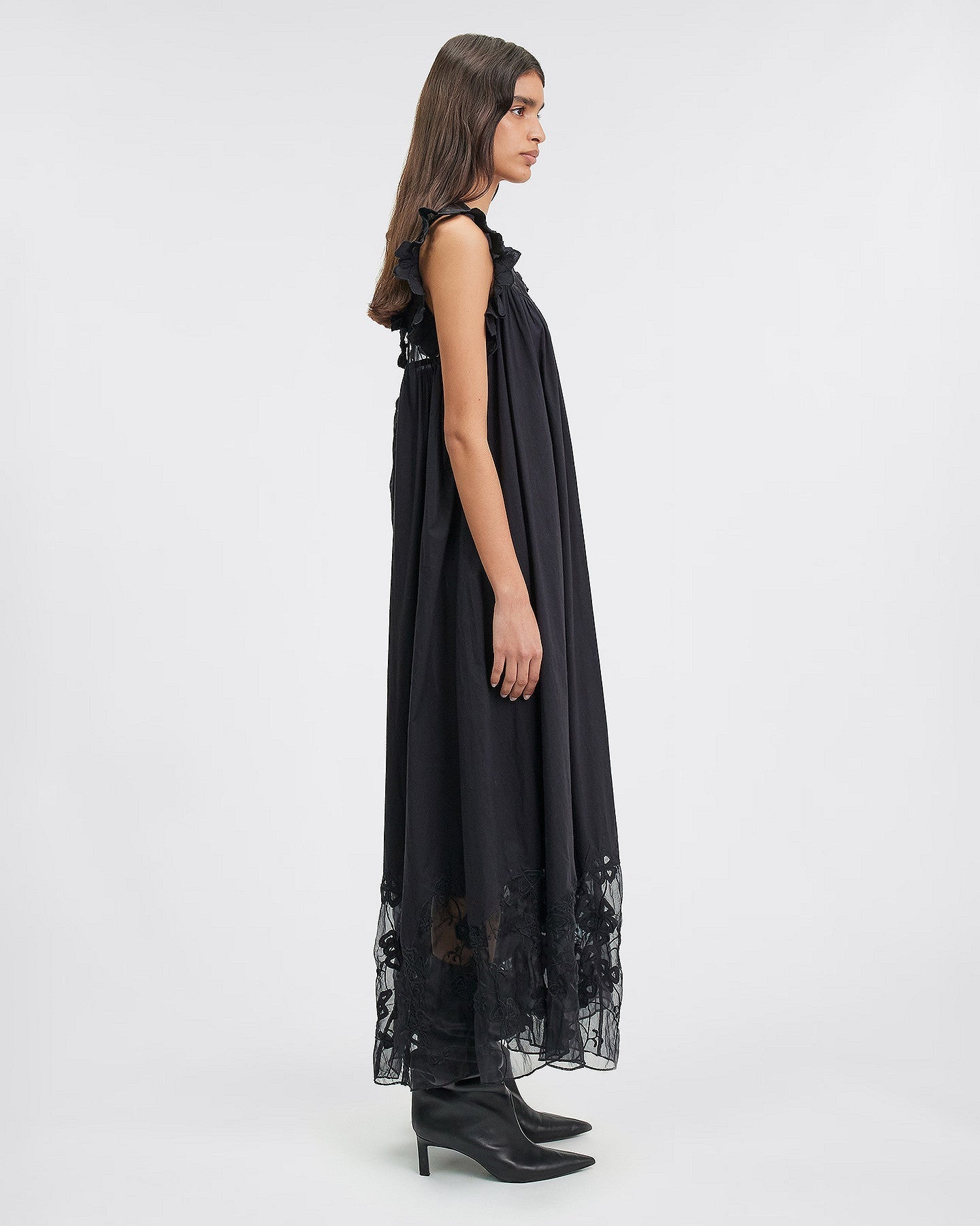 LA ROBE PERONE NOIR  | MES DEMOISELLES PARIS
