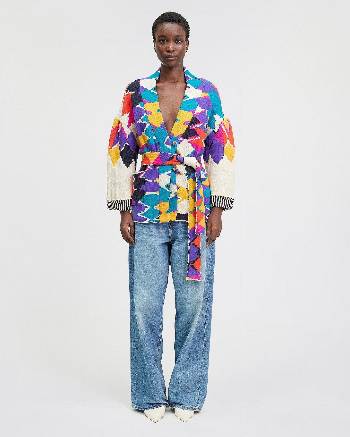 LE CARDIGAN ATHAN MULTICOLORE | MES DEMOISELLES PARIS