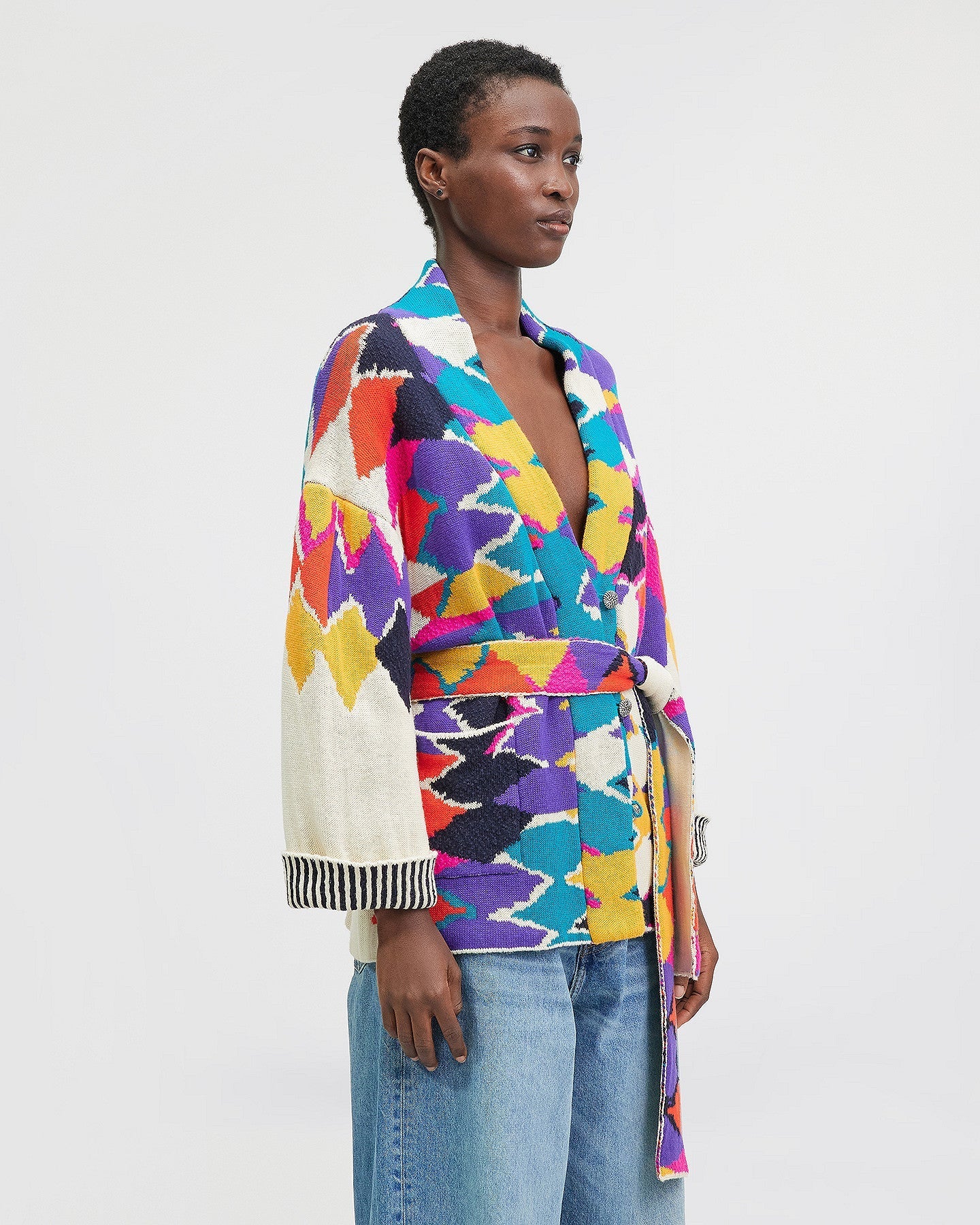 LE CARDIGAN ATHAN MULTICOLORE | MES DEMOISELLES PARIS
