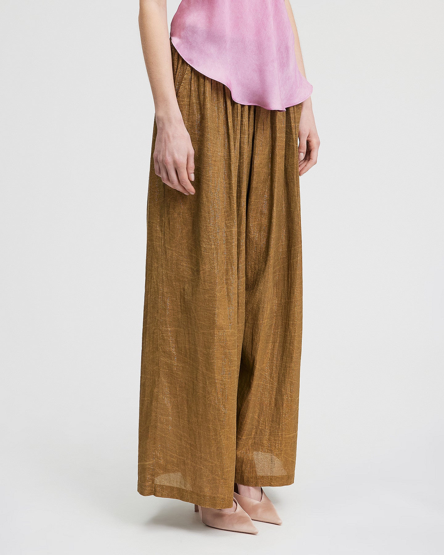 LE PANTALON DABIA MARRON | MES DEMOISELLES PARIS