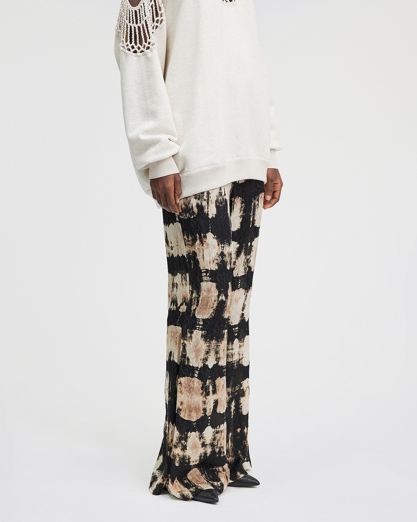 LE PANTALON FURIL NOIR BEIGE | MES DEMOISELLES PARIS