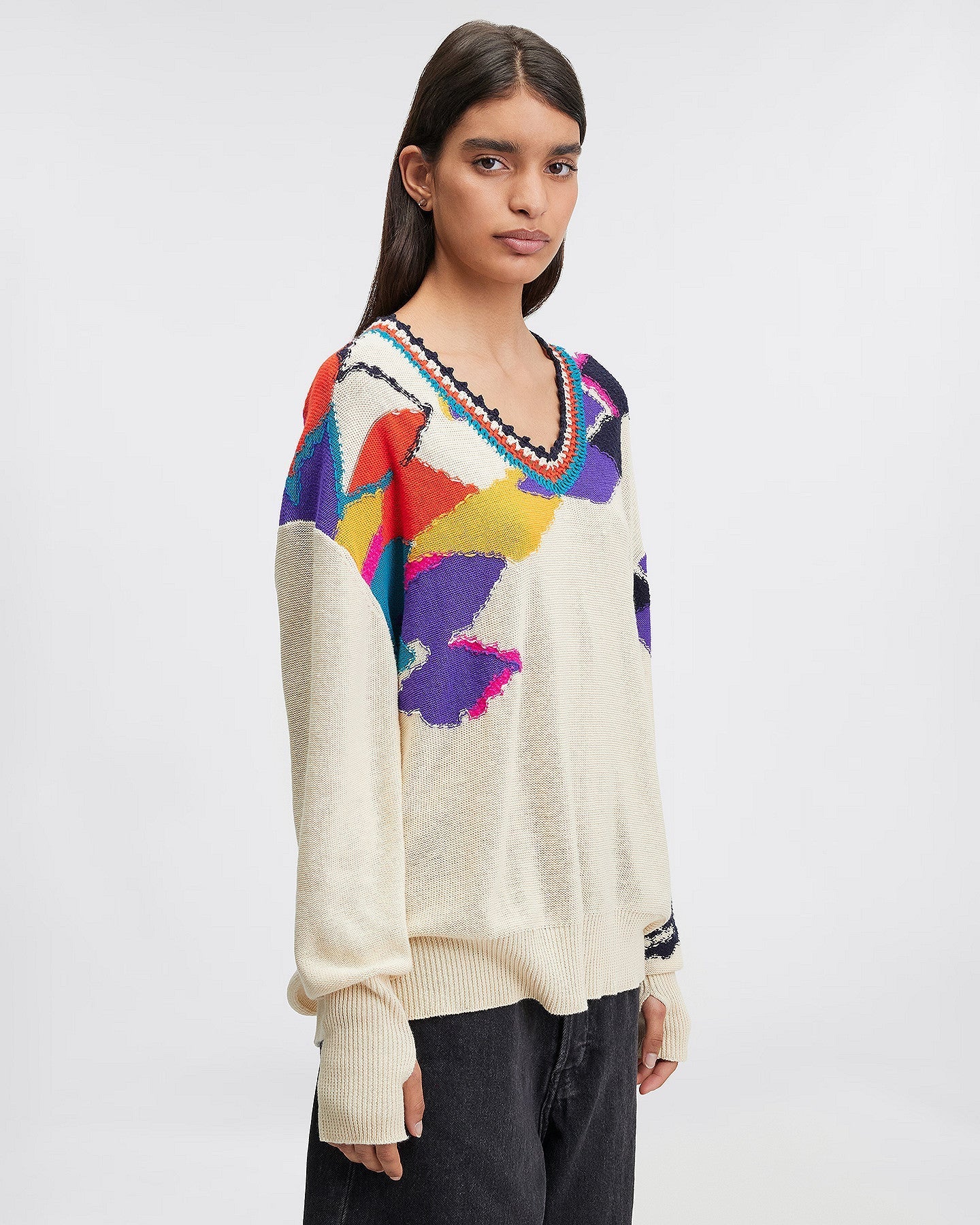 LE SWEATER ATLEY MULTICOLORE | MES DEMOISELLES PARIS