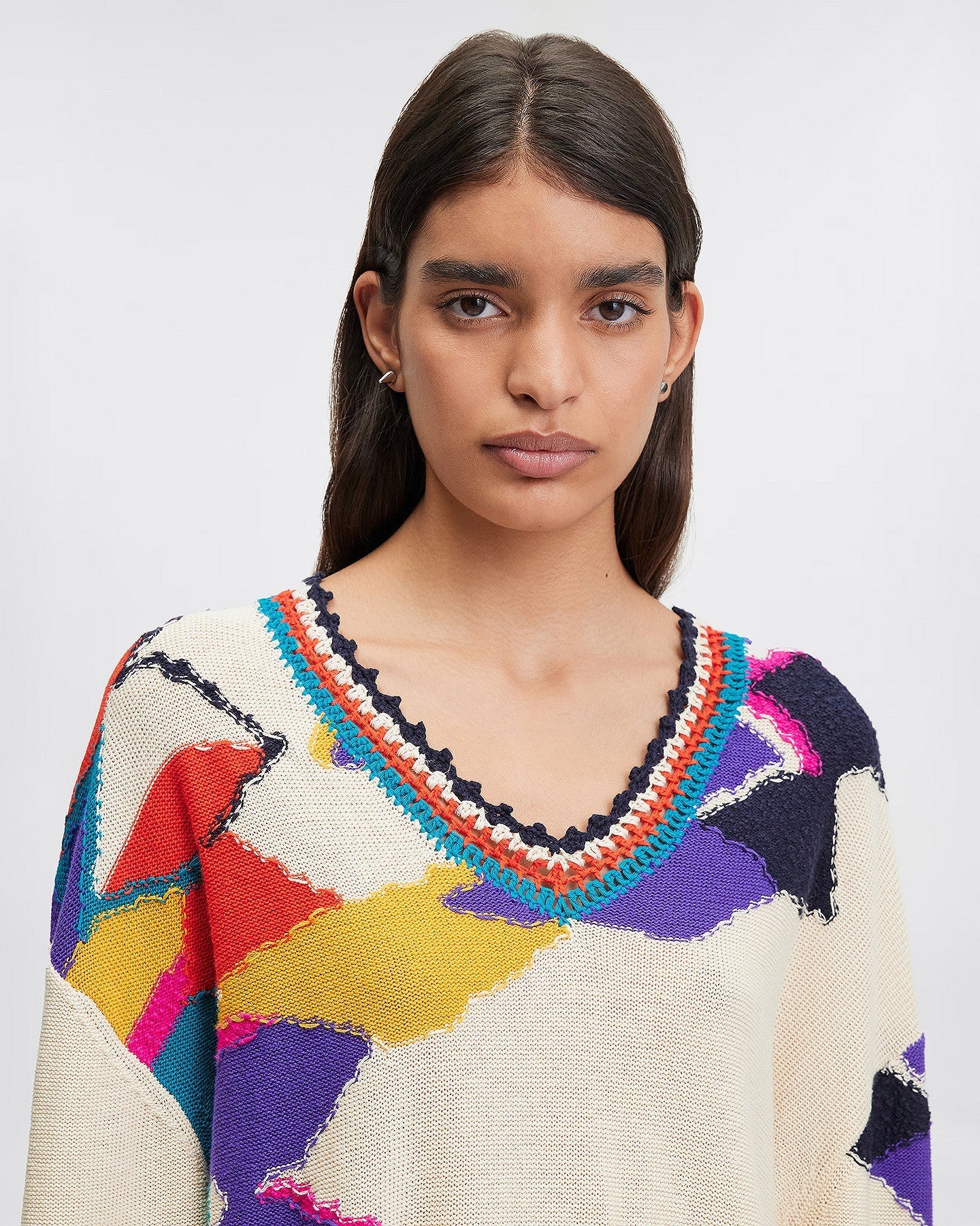 LE SWEATER ATLEY MULTICOLORE | MES DEMOISELLES PARIS