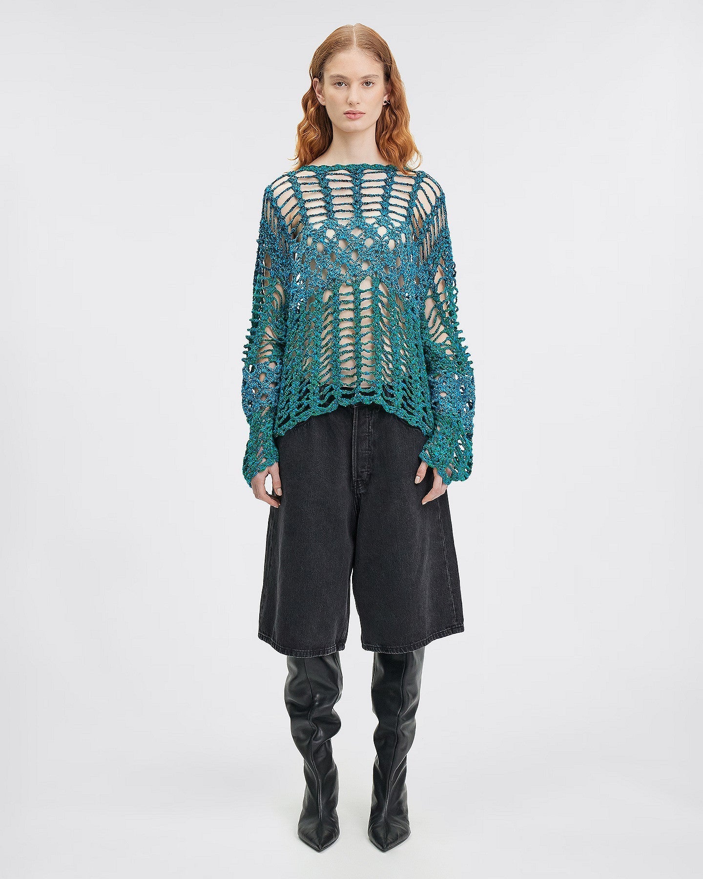 LE SWEATER MILKIE TURQUOISE | MES DEMOISELLES PARIS