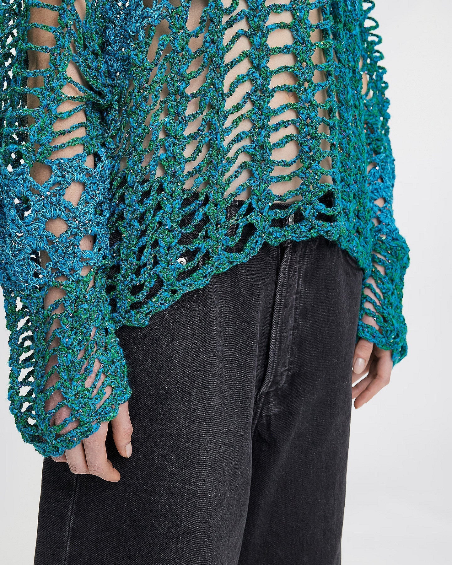 LE SWEATER MILKIE TURQUOISE | MES DEMOISELLES PARIS