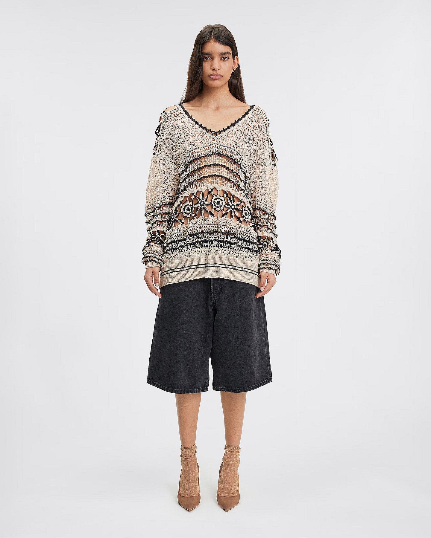 LE SWEATER MOJCA BEIGE | MES DEMOISELLES PARIS