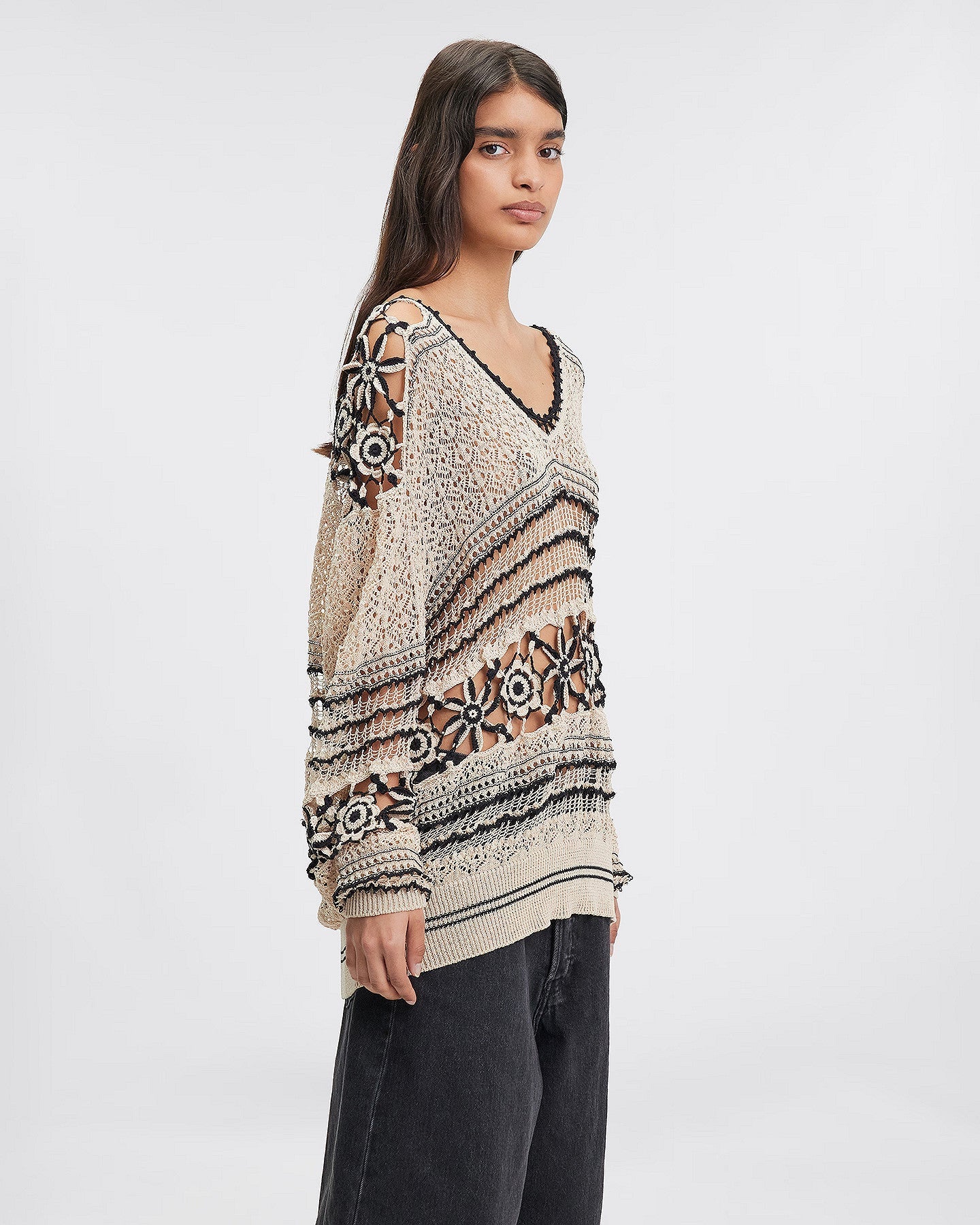 LE SWEATER MOJCA BEIGE | MES DEMOISELLES PARIS