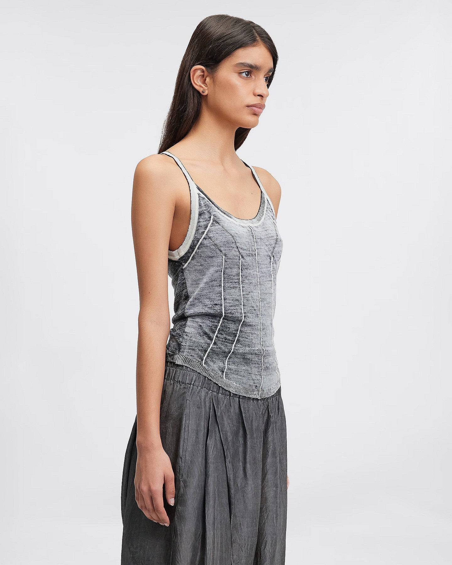 LE TOP XIA GRIS | MES DEMOISELLES PARIS