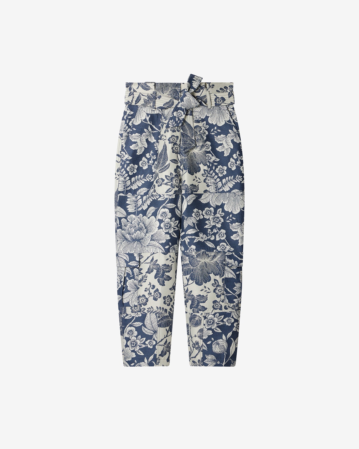Pantalon Dora - Bleu/Écru