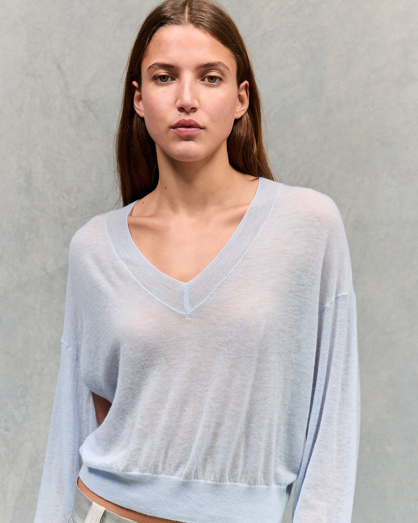 Pull En Maille Smurf - Bleu