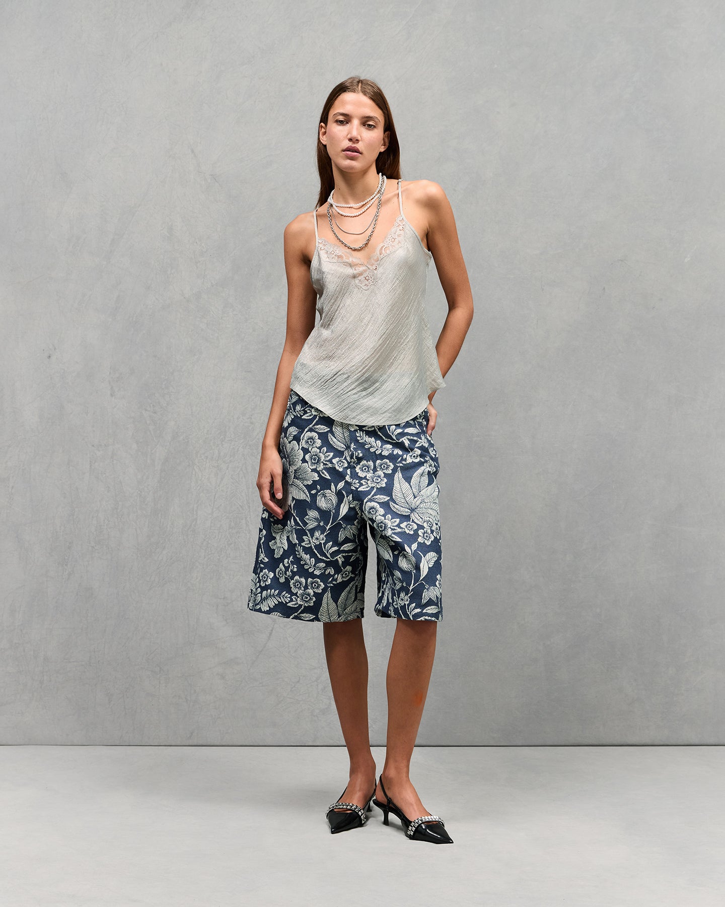 Shorts Didi - Bleu/Écru