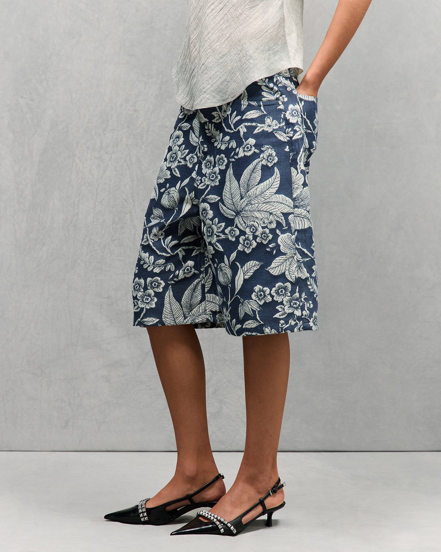 Shorts Didi - Bleu/Écru