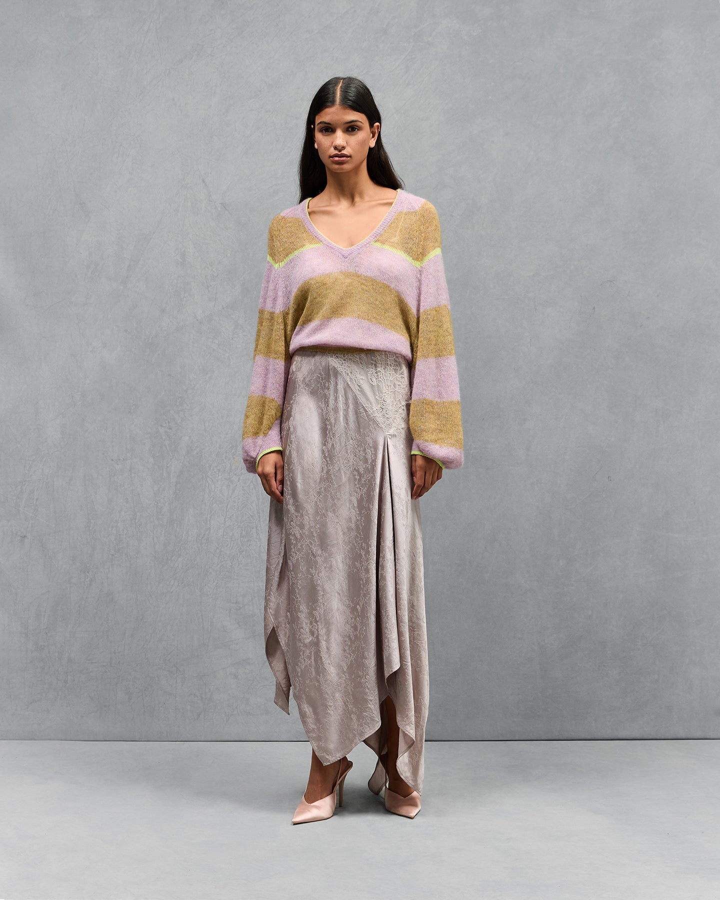 Pull En Maille Daye - Rose