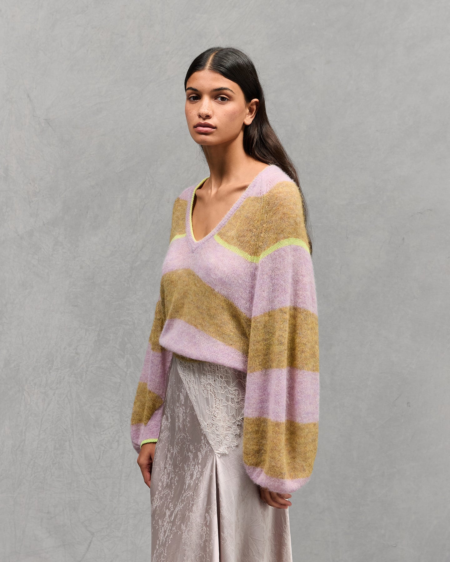 Pull En Maille Daye - Rose