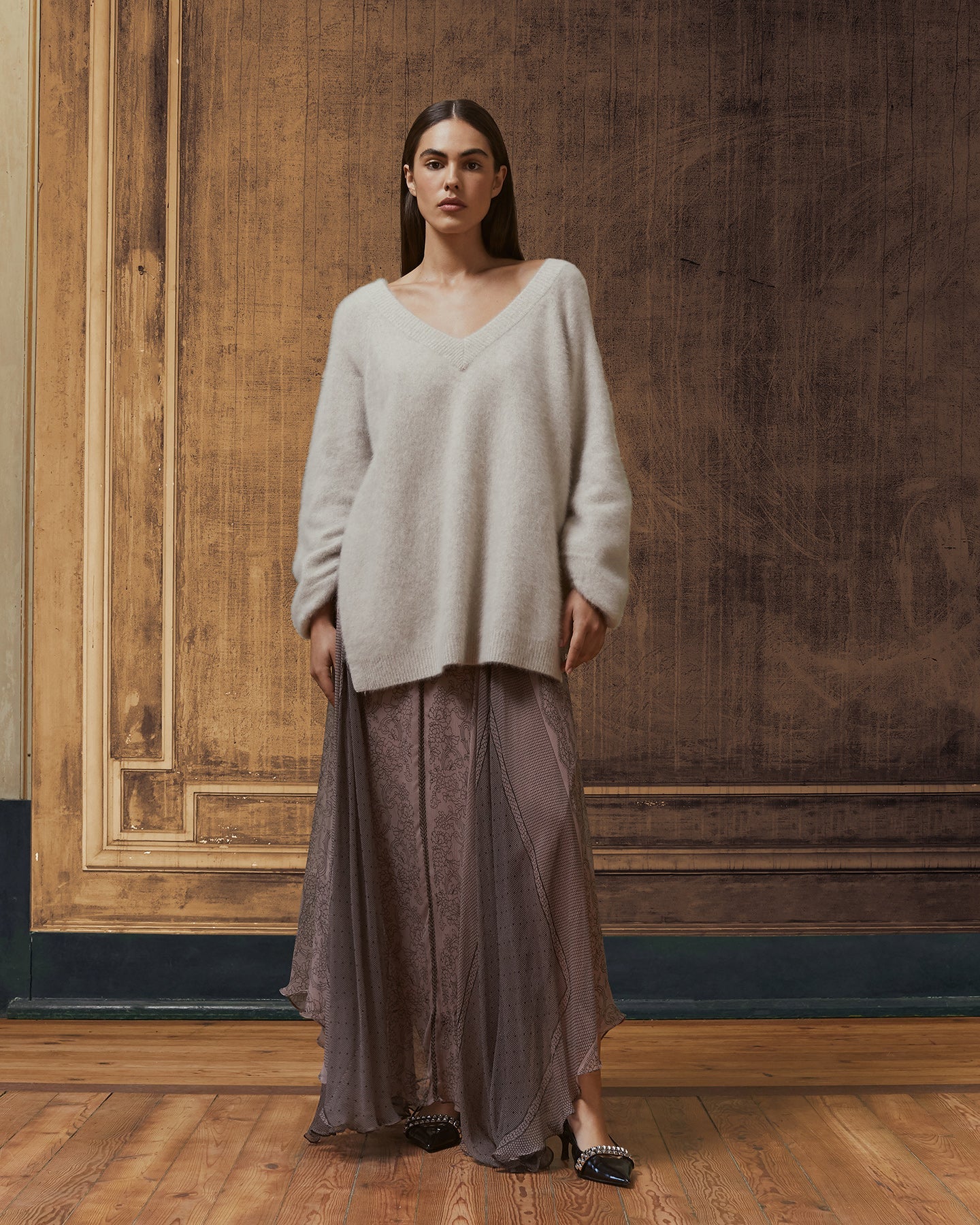 Pull En Maille Polat - Porcelaine