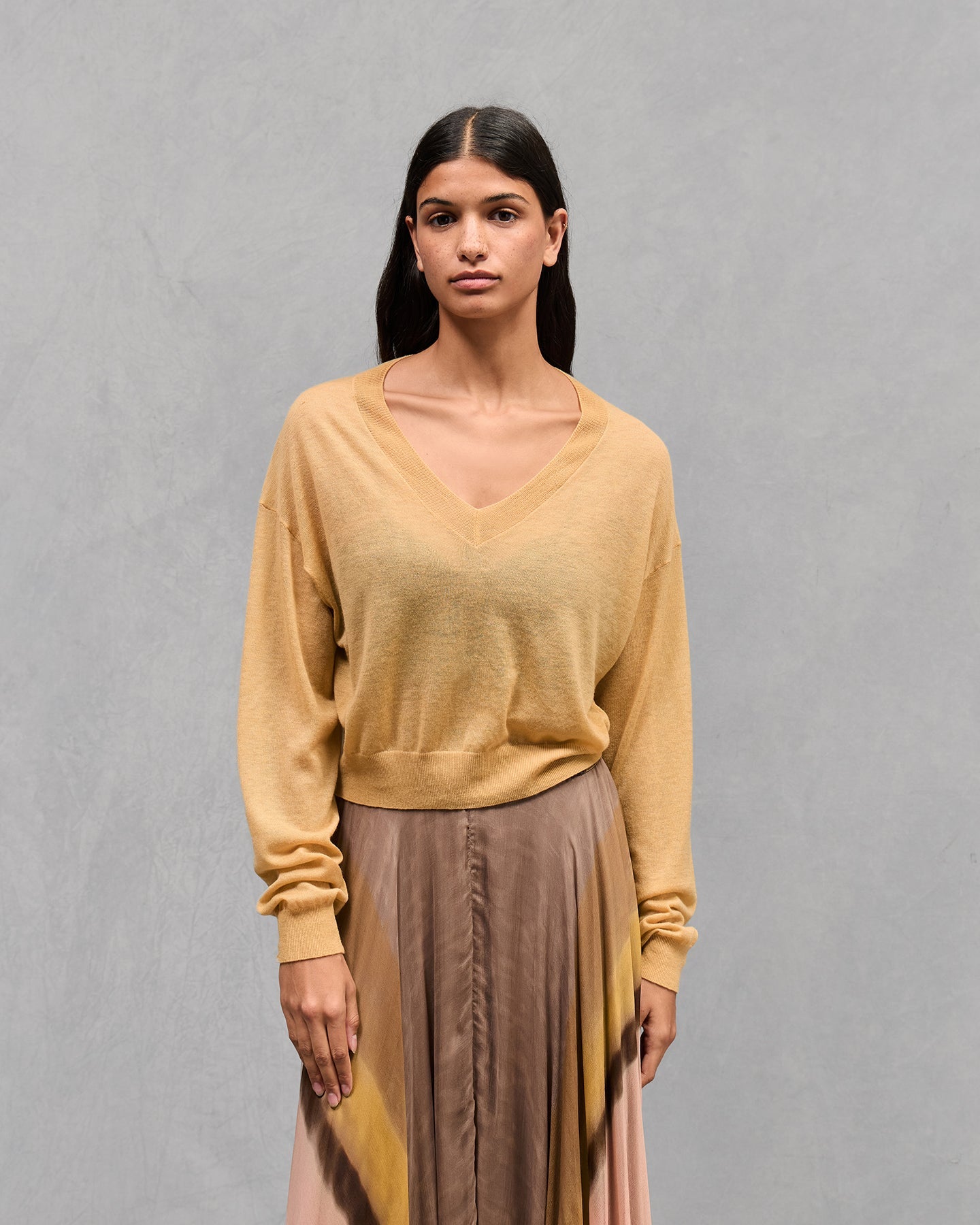 Pull En Maille Smurf - Jaune