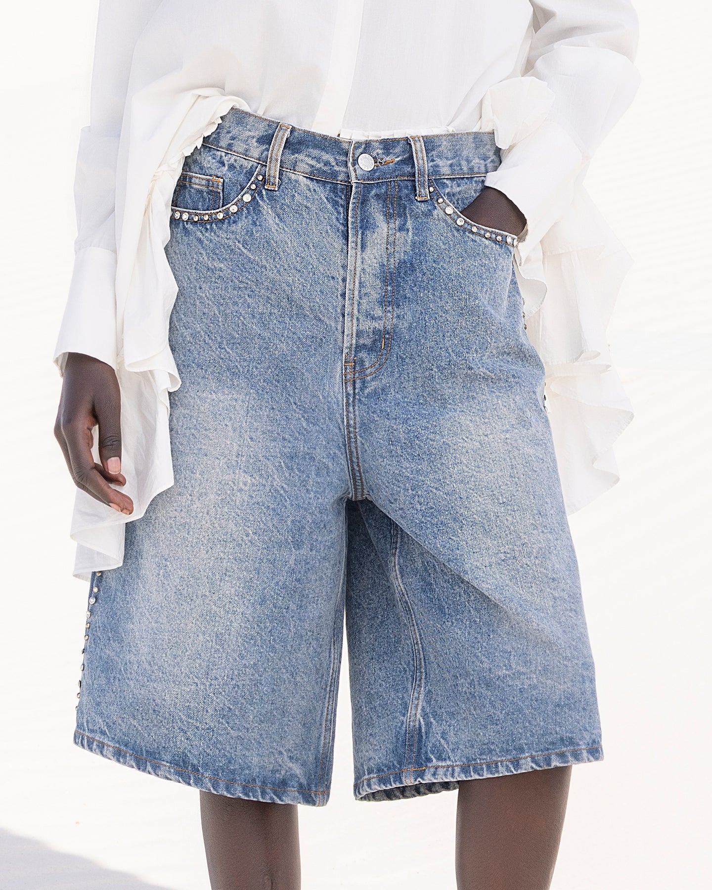Shorts Muffin - Bleu