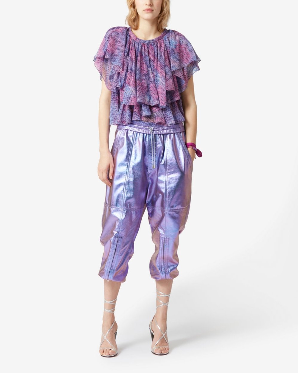 Pantalon Anialore - Metalic Lilac