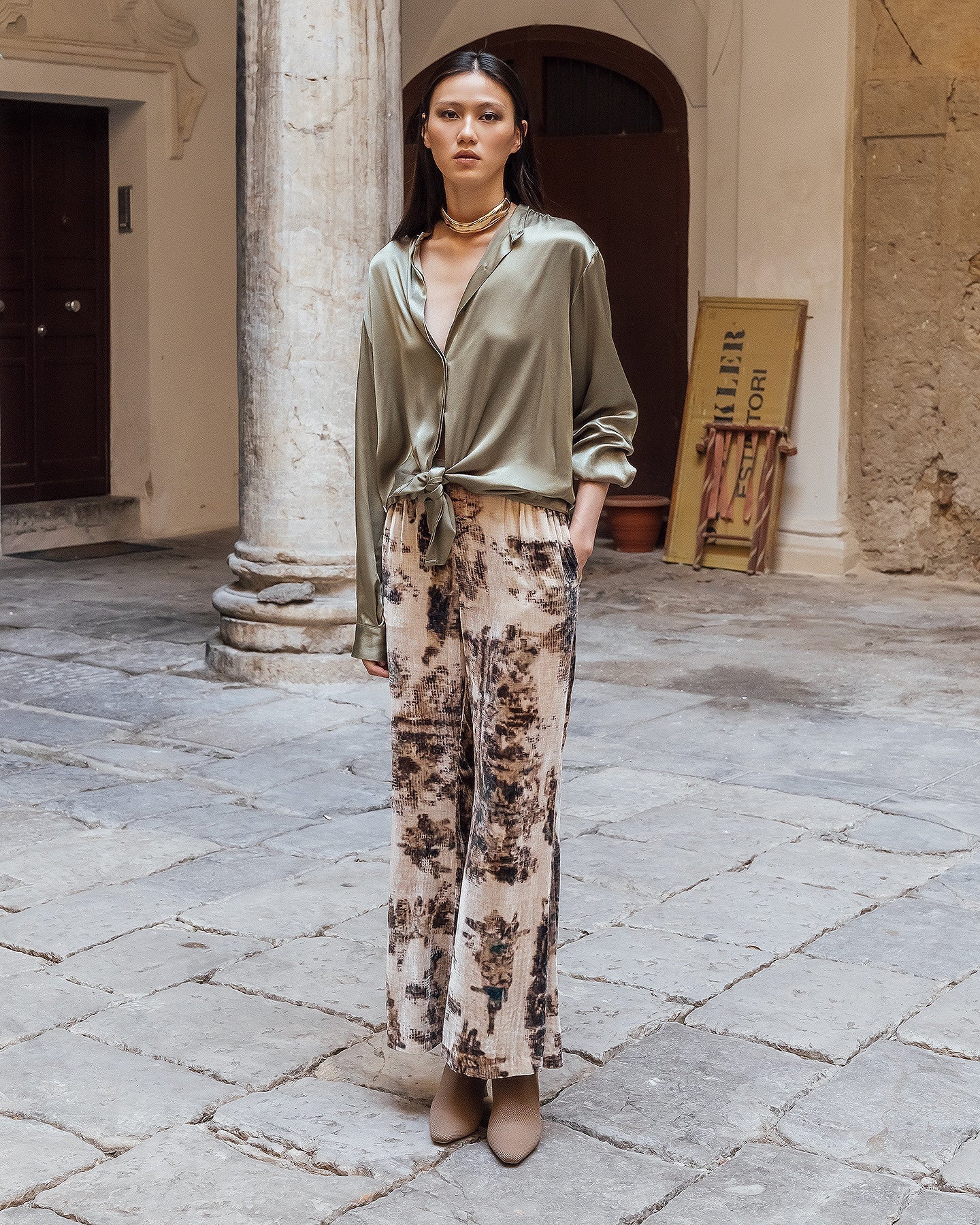 Pantalon Allar  Kaki | Mes Demoiselles Paris