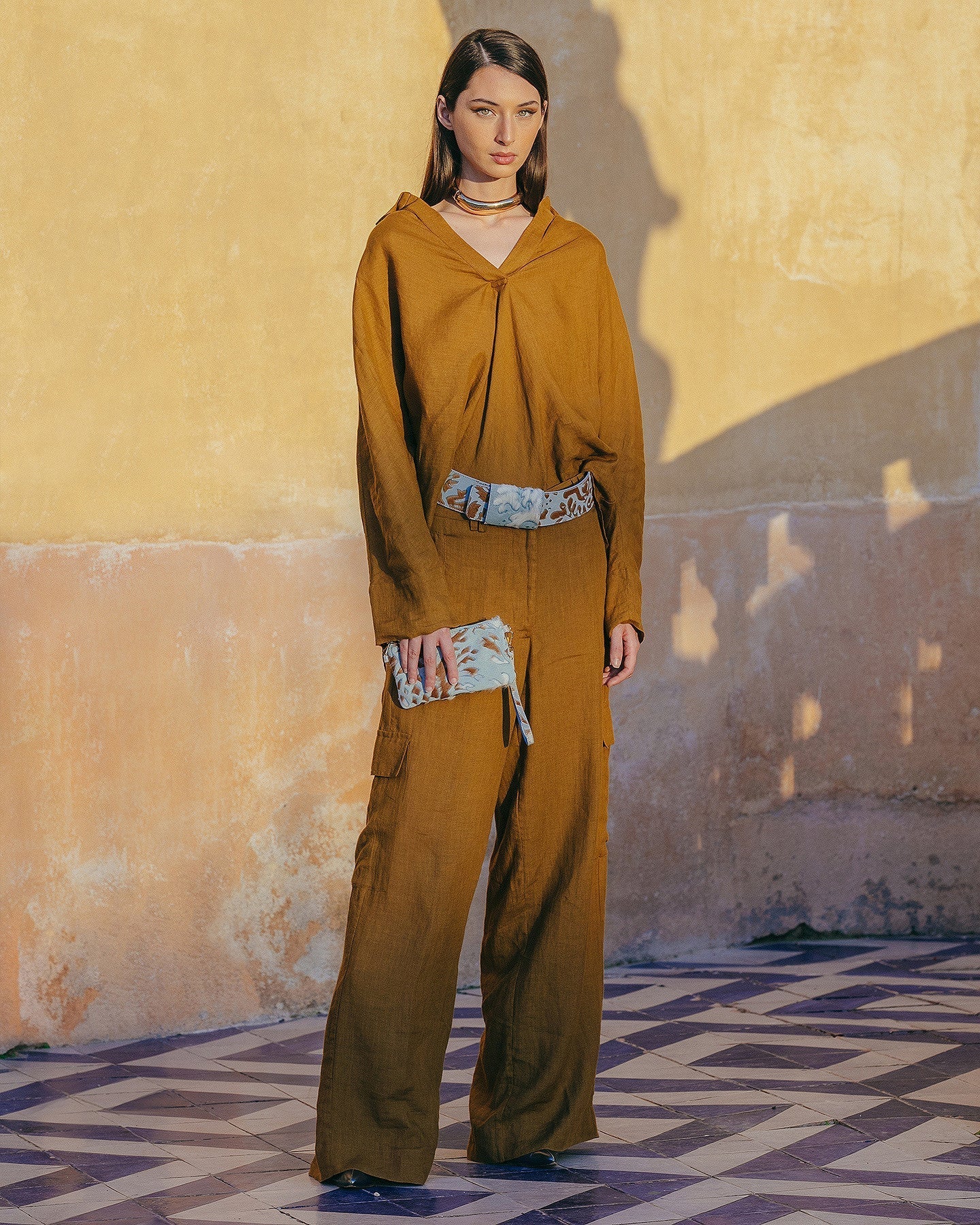 Pantalon Cyr  Bronze | Mes Demoiselles Paris