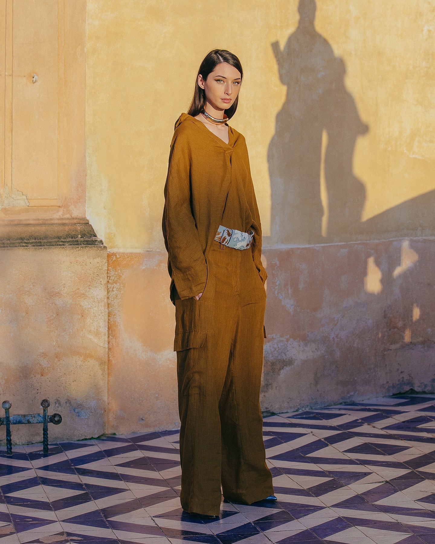 Pantalon Cyr  Bronze | Mes Demoiselles Paris