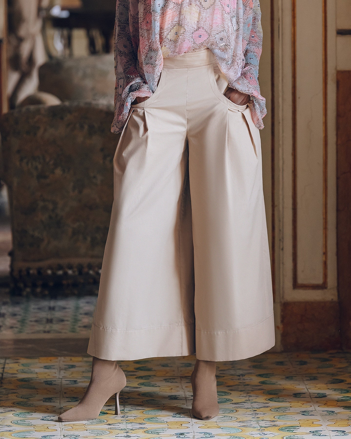 Pantalon Paline  Sable | Mes Demoiselles Paris