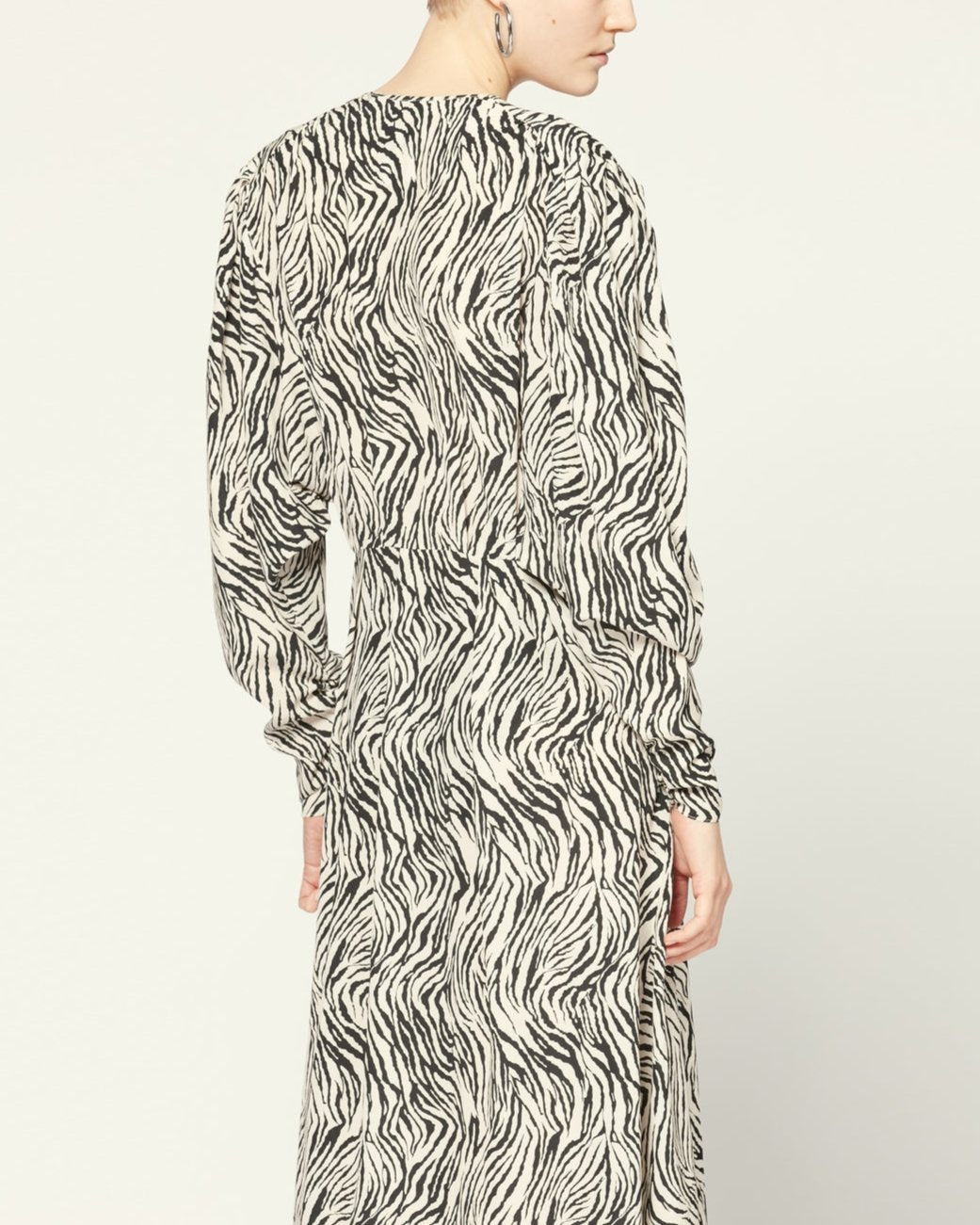 Robe Blainea - Ecru/Black